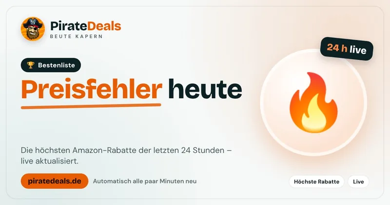 Preisfehler heute – die größten Amazon-Rabatte