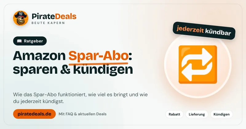 Amazon Spar-Abo: So funktioniert es – und so kündigst du